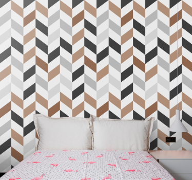Tapety farebné bloky geometrický trojuholník - Tenstickers