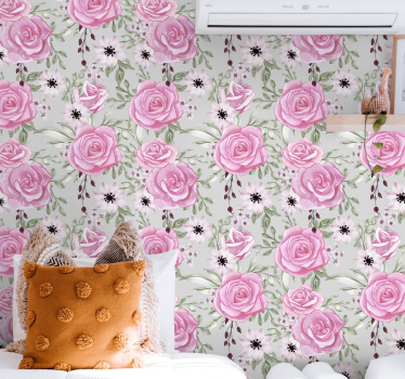 tapety na stenu kvety kvetinová elegancia kvetov - Tenstickers