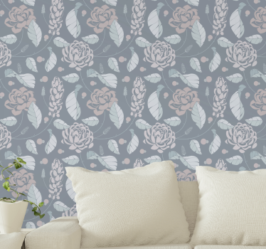 tapety na stenu kvetinové botanické kvety - Tenstickers