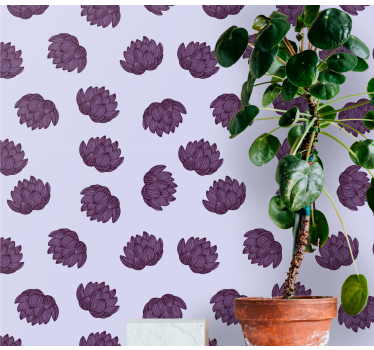 tapety na stenu kvety jednoduchosť kvetinového vzoru - Tenstickers