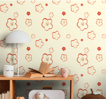 Tapety na stenu kvety jemné kvetinové vzory - Tenstickers