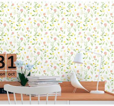 tapety na stenu kvety kvetinová jar - Tenstickers