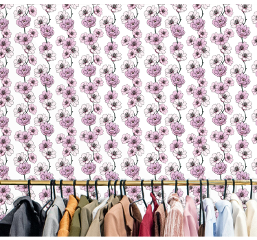 tapety na stenu kvety kvetinové kvety - Tenstickers