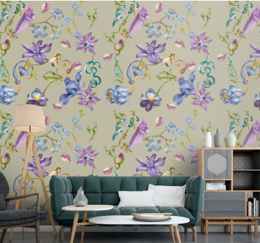 tapety na stenu kvety kvetinový fantasy dizajn - Tenstickers