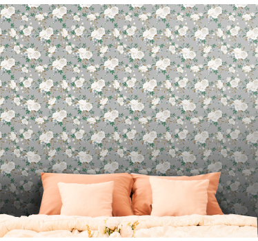 tapety na stenu kvety panel kvetinovej elegancie - Tenstickers