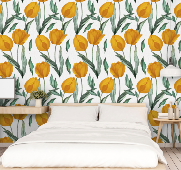 tapety na stenu kvety tulipánové kvety - Tenstickers