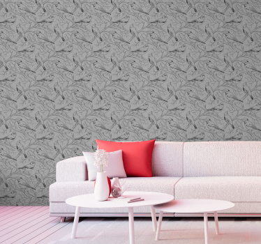 tapeta na stenu zvierata stylized Heron Sketch - Tenstickers
