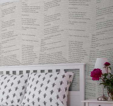 tapety s nápismi text literárneho scenára - Tenstickers