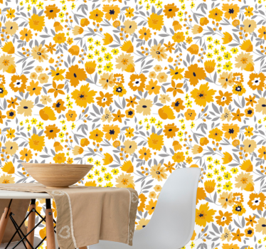 žlté a oranžové kvety super príroda tapety - Tenstickers
